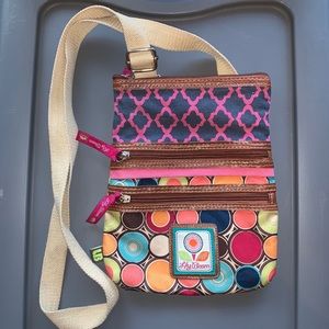 Auth Lily Bloom Crossbody Bag w/Leather Detailing!